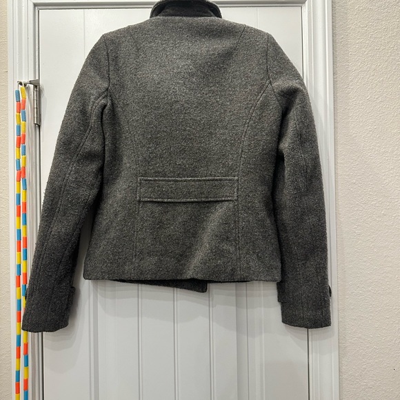 Abercrombie & Fitch Wool Blend Peacoat - Picture 2 of 7
